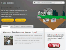 Tablet Screenshot of fosseseptique.biz